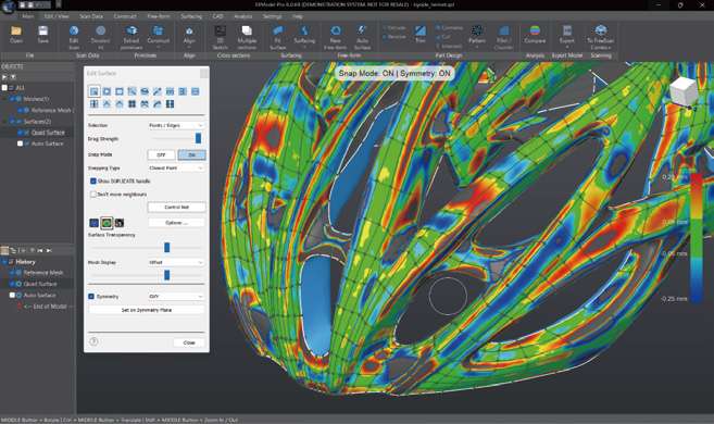 Für Shining 3D-Scanner: EXModel - Nahtlose Umwandlung von 3D-Scans in CAD